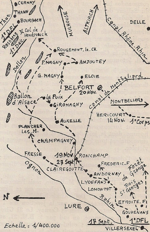 La 1re D.F.L. dans les Vosges